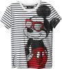 Desigual gestreept gebreid Mickey Mouse T shirt wit online kopen