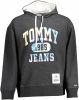 Tommy Jeans Tie Dye logo print sweatshirt , Zwart, Heren online kopen
