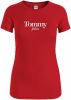 TOMMY JEANS Shirt met korte mouwen TJW SKINNY ESSENTIAL LOGO 1 SS met contrastrijke logoprint op borsthoogte online kopen