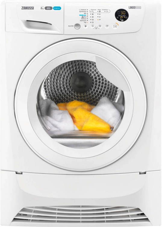 Zanussi ZDH8353W LINDO1000 warmtepompdroger - Wasmachinewebshop.nl